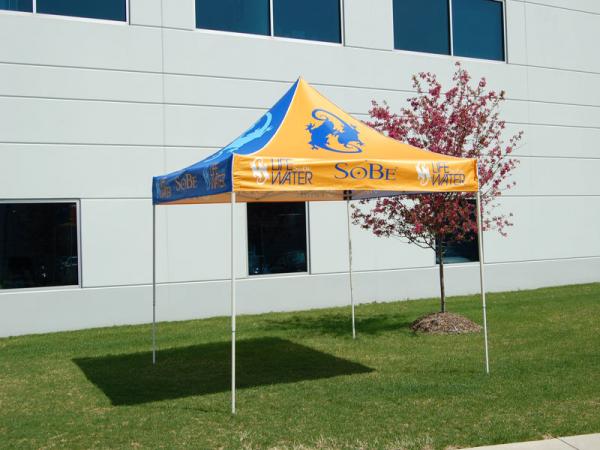 10x10 Event Tent with full dye sub top