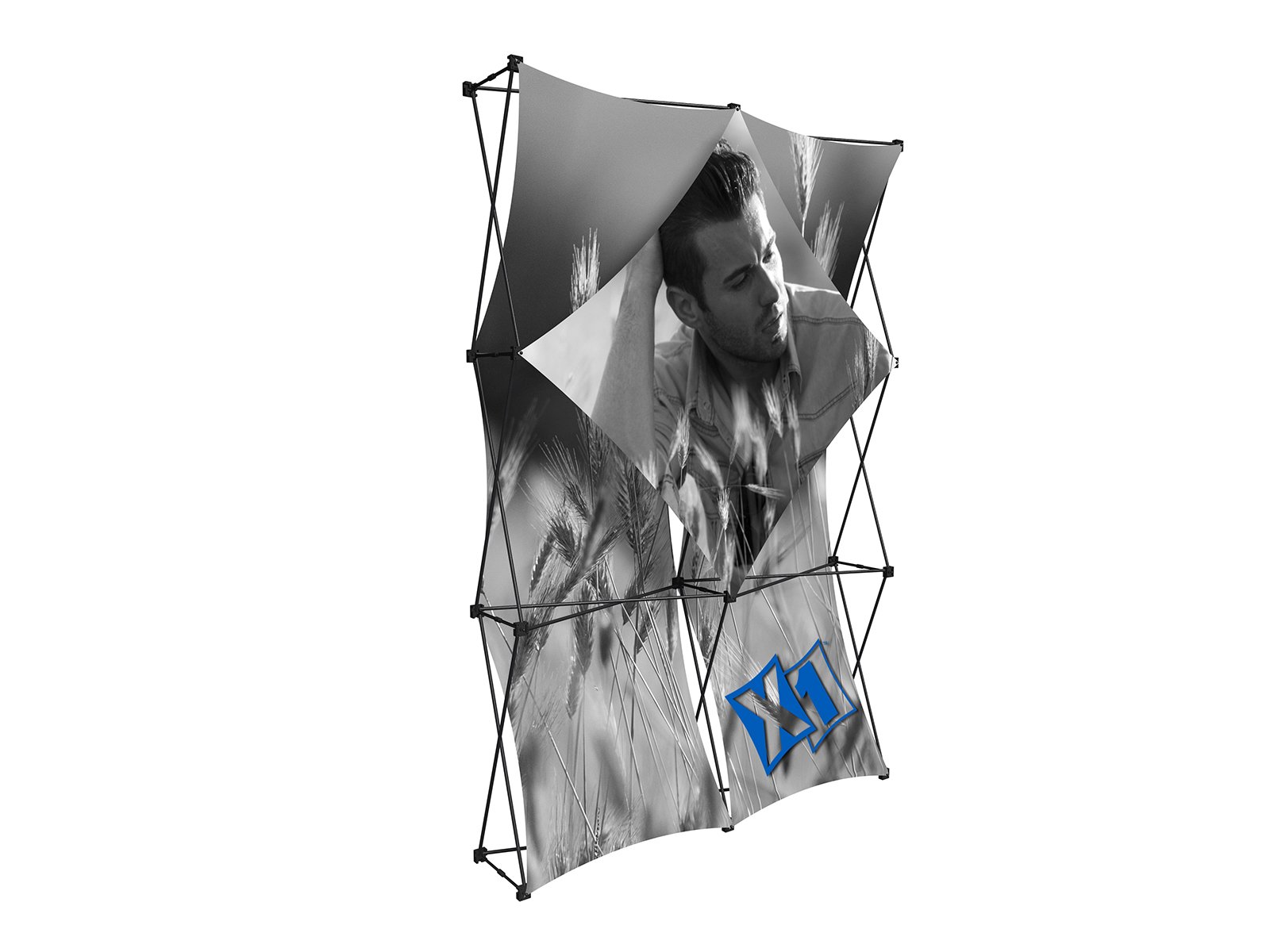 X1 5 ft. -- 2x3 A Fabric Pop-Up Display -- View 3