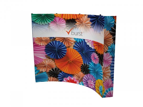 VBURST 10' Curved Fabric Pop-up