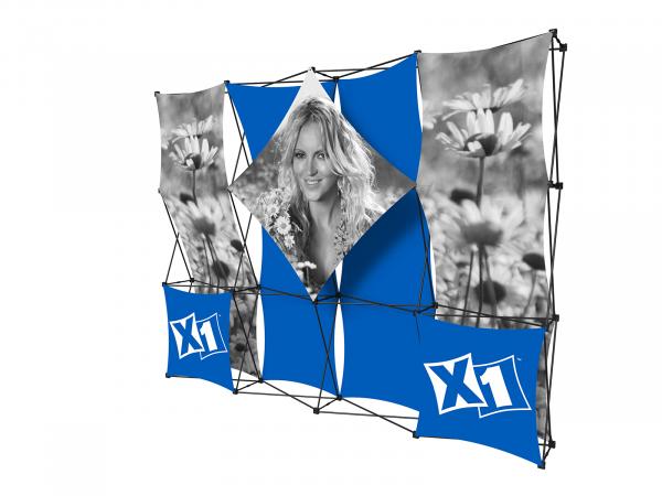 X1 10 ft. -- 4x3 B Fabric Pop-Up Display -- View 2