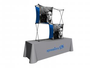 X1 5 ft. -- 2x2 H Fabric Table Top Pop-Up Display -- View 2
