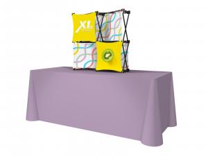X1m 5 ft. -- 2x2 E Fabric Table Top Pop-Up Display