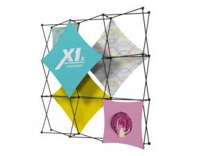 X1 8 ft. -- 3x3 C Fabric Pop-Up Display