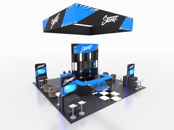 VK-5229 Reconfigurable Island Trade Show Exhibit -- Image 4