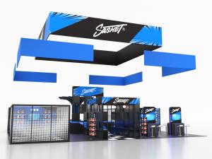 VK-5227 Reconfigurable Island Trade Show Exhibit -- Image 1