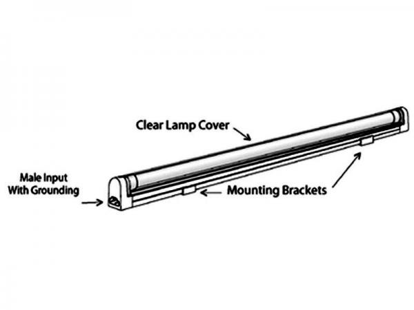 Mounting Brackets for T4 & T5 Fluorescent Slim Line Fixtures