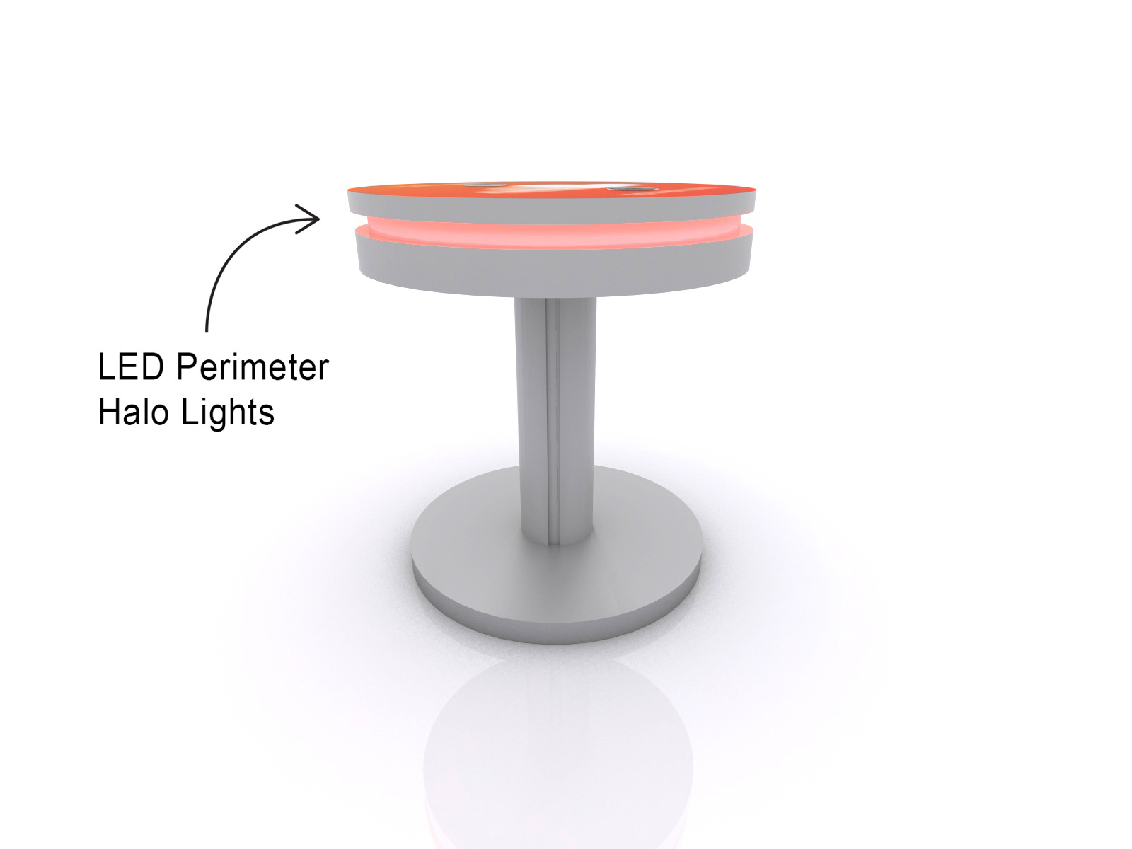 MOD-1460 Trade Show and Event Wireless Charging End Table-- Image 2