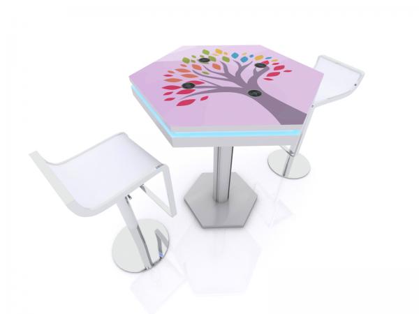 MOD-1465 Wireless Trade Show and Event Charging Bistro Table -- Image 3