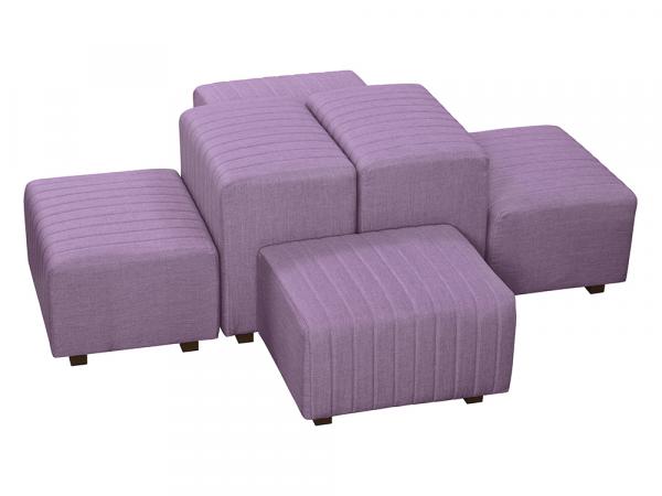 Lavender Fabric -- Beverly Oasis Small Grouping -- CESS-109 -- Trade Show Furniture Rental