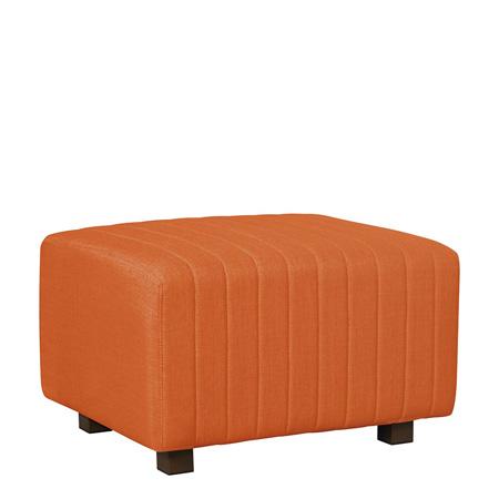 CEOT-064 Orange Fabric | Beverly Small Bench -- Trade Show Rental