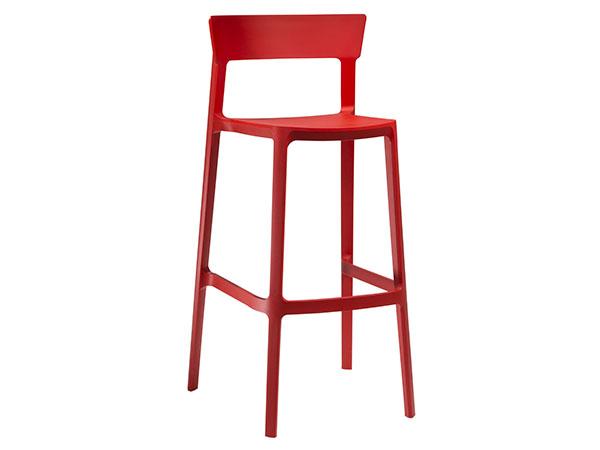 CEBS-025 | Blade Barstool  Red-- Trade Show Furniture Rental