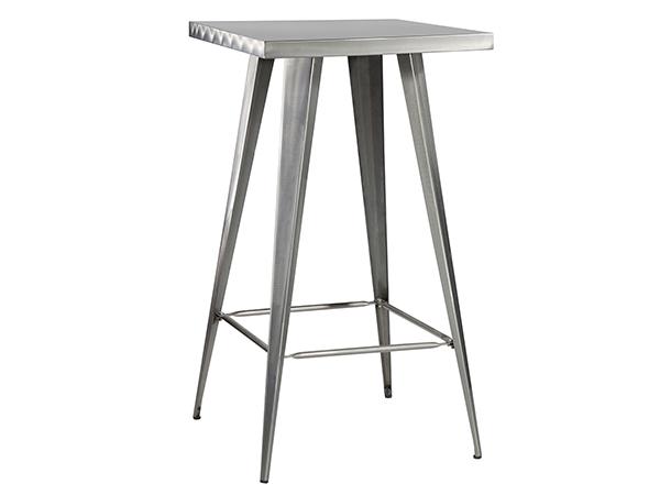 Rustique Square Metal Bar Table -- Trade Show Furniture Rental