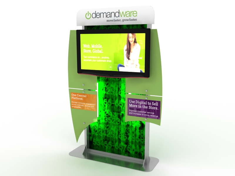 MOD-1517 Monitor Stand for Trade Shows and Events -- Image 3