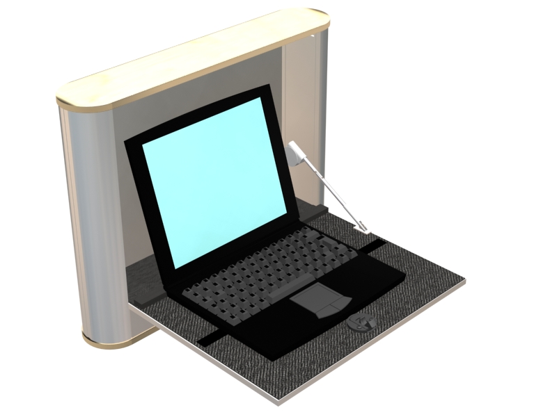 MOD-200 Folding Laptop Lockbox -- Image 3