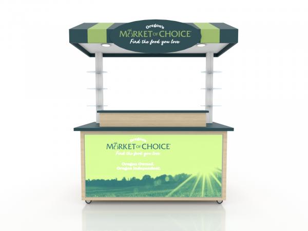 MOD-1196 Trade Show Product Kiosk with Graphics -- View 2