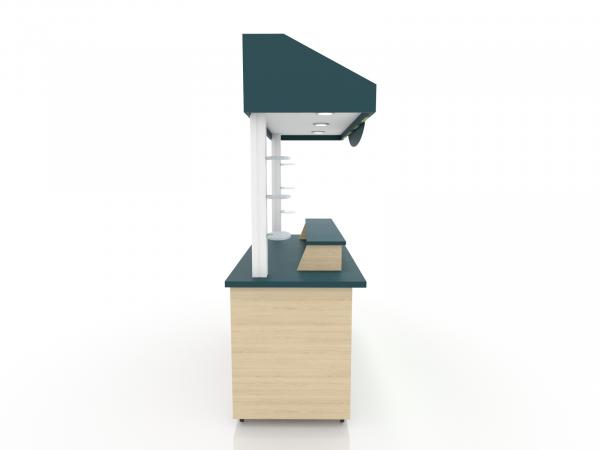 MOD-1196 Trade Show Product Kiosk with Graphics -- Side