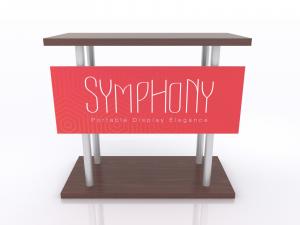 SYM-412 Portable Counter w/ Shelves