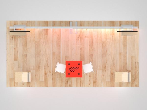 ECO-2128 Sustainable Tradeshow Display -- Plan View