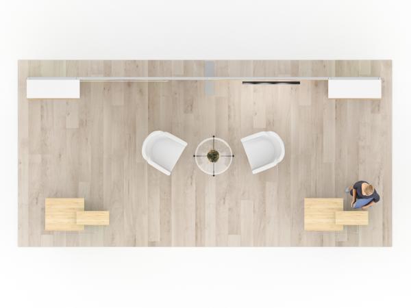 ECO-2132 Sustainable Tradeshow Display -- Plan View
