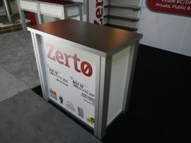 RENTAL: Custom 10' x 20' Rental Hybrid with Extrusion Canopy, Storage Closet, Shelving, Modified RE-1207 Counter, and RE-1202 Counter -- Image 4