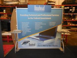 VK-1203 Sacagawea Portable Hybrid Display with Tension Fabric Graphics and Sintra Header -- Image 1