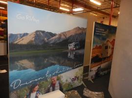 (2) VK-1909 SEGUE Double-sided Sunrise Portable Displays with MOD-1534 Monitor Stand -- Image 2