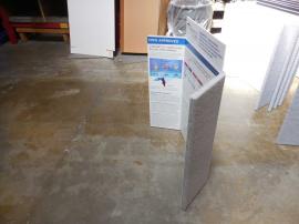 FT-02 Intro Folding 3-Panel Table Top Displays with Plex Header -- Image 2