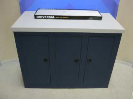 Modular Counter with Locking Storage and Shelf
