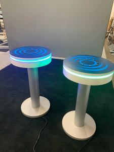RENTAL: (2) RE-711 Small Charging Stations with Top Surface Vinyl Graphics