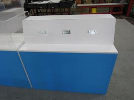 Custom Modular Product Displays with Internal Shelves and Locking Storage