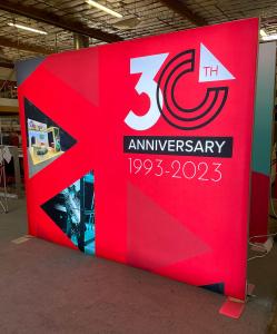 SYK-1050 Symphony Portable Lightbox Display with SEG Fabric Graphic and LED Light Blanket