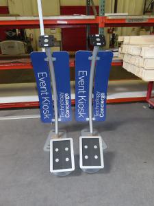 (2) MOD-1371M Tablet Stands with Rotating Security Enclosure and (10) MOD-1336M Tablet Kiosks with Rotating Security Enclosure