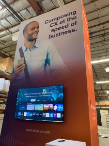 RENTAL: Island Design with Gravitee Panel System Storage Tower -- View 3