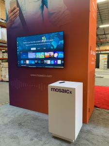 RENTAL: Island Design with Gravitee Panel System Storage Tower -- View 4