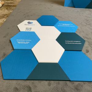 Reconfigurable Gravitee Custom Inline with SEG Fabric and Printed Hexagon Felt Graphics -- View 4