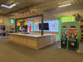 Custom Island Exhibit with Backlit and Non-Backlit Fabric Graphics -- View 3