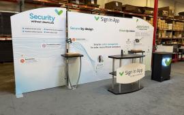 Modified SYK-2018 Symphony Portable Display with SEG Fabric Graphics -- View 3