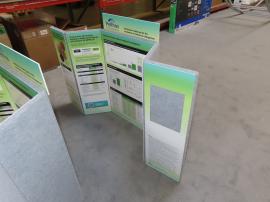 (2) Intro FT-03 Folding Table Top Displays with Direct Print Graphics -- View 2