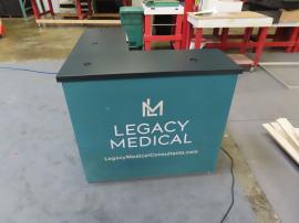 MOD-1702c and MOD-1701c Backlit Charging Counters with Locking Storage and Fabric Graphics -- View 2