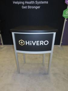 Modified VK-1229 Sacagawea Portable Display with Fabric and Direct Print Graphics -- View 2