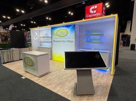 RENTAL: Custom Gravitee Inline Design with White Laminated Canopy -- View 2