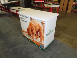 LT-116 Portable Modular Counter with Vinyl Graphic