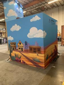 RENTAL: Island Rental Design with RE-1712 Gravitee Storage Tower with Locking Door -- View 5