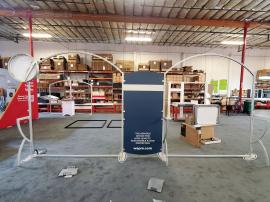 Modified VK-2965 Modular Exhibit with Tension Fabric Graphics -- View 5