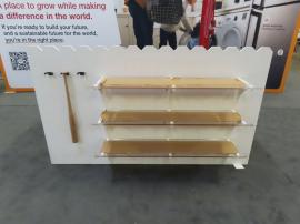 Custom Event Structure -- Gaming Shed, Fence Display, Shelving, and Storage -- View 2
