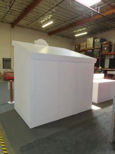 Custom Event Structure -- Gaming Shed, Fence Display, Shelving, and Storage -- View 5