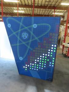 Aluminum SEG Custom Frames with SEG Fabric Graphics -- View 2
