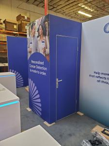 GK-2028 Gravitee Modular Inline Exhibit with SEG Tension Fabric Graphics -- View 2
