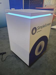 GK-2028 Gravitee Modular Inline Exhibit with SEG Tension Fabric Graphics -- View 4