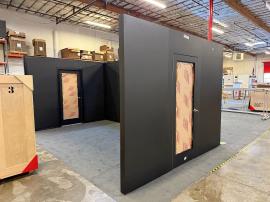 Custom Conference Room with (2) Doors. Attaches to Wall from a Previous Order -- View 2